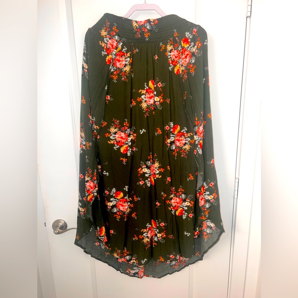 Torrid size 2 floral maxi skirt